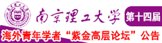 大屌日日本女人逼网站南京理工大学第十四届海外青年学者紫金论坛诚邀海内外英才！